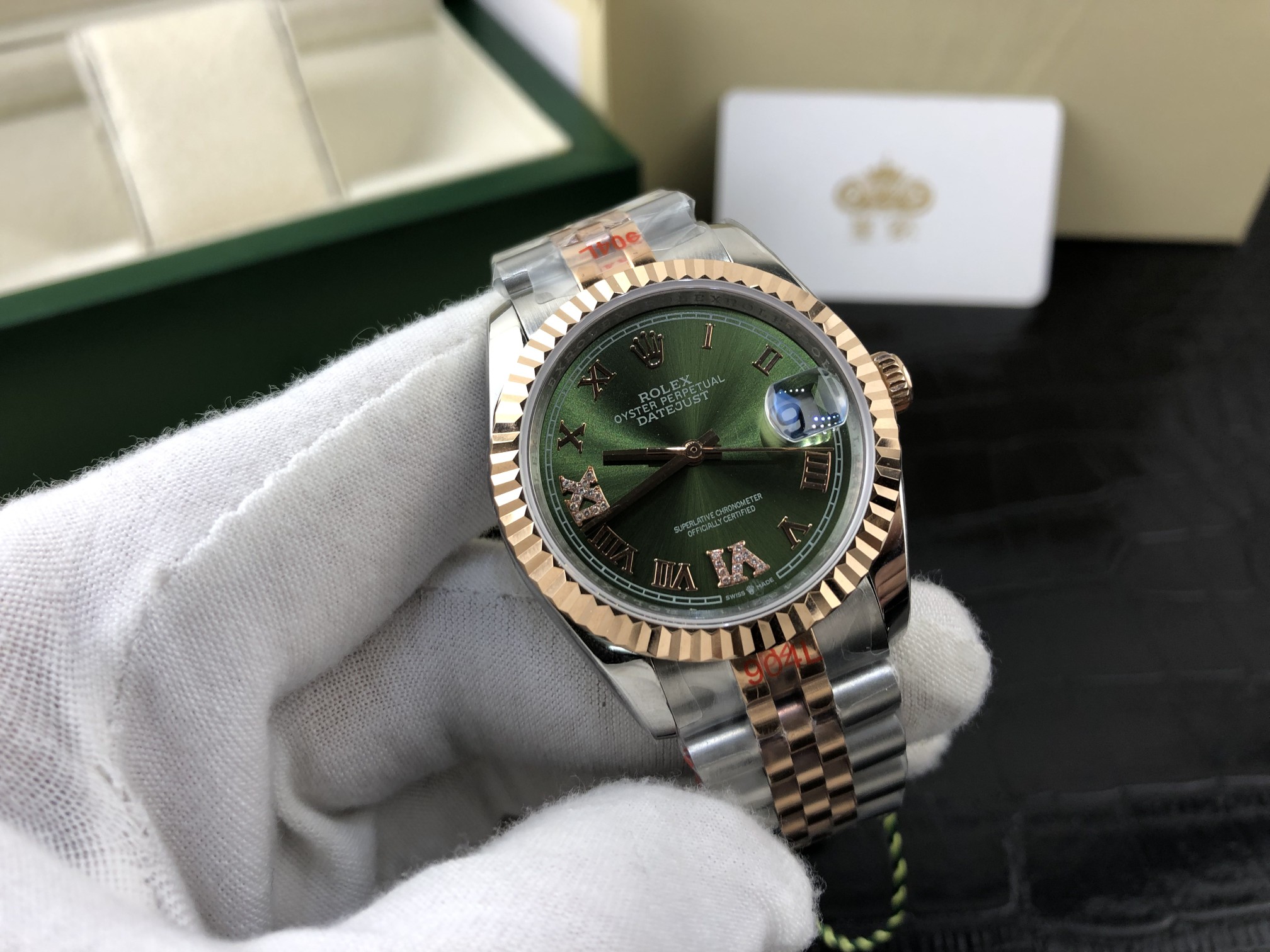 Rolex 皇家 劳力士日志系列橄榄绿表盘