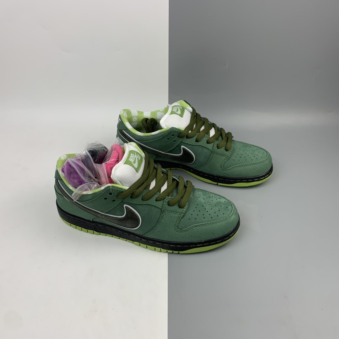 360 波士顿知名鞋店重磅联名Concepts x Nike SB Dunk Low ”Green Lobster” 绿龙虾 扣篮系列经典低帮休闲运动滑板板鞋 BV1310-337