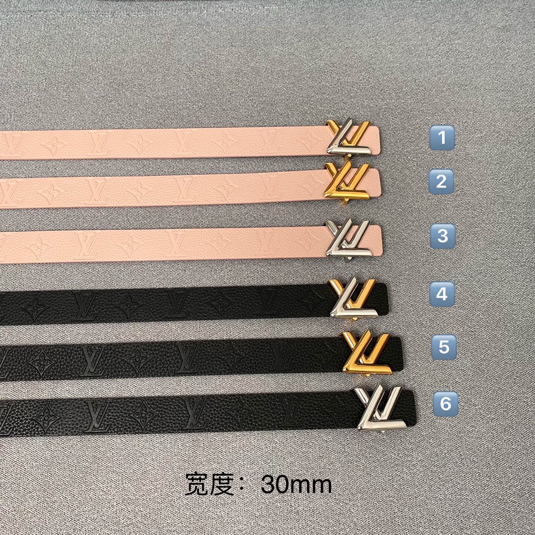 配全套包装礼盒Lv寬度30mm最新女