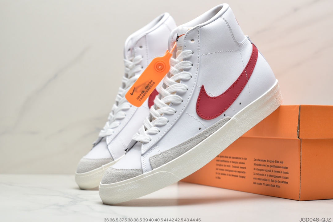 180 公司级耐克Nike Blazer Mid Retro OG 开拓者经典复古中帮休闲板鞋 BQ6806-102