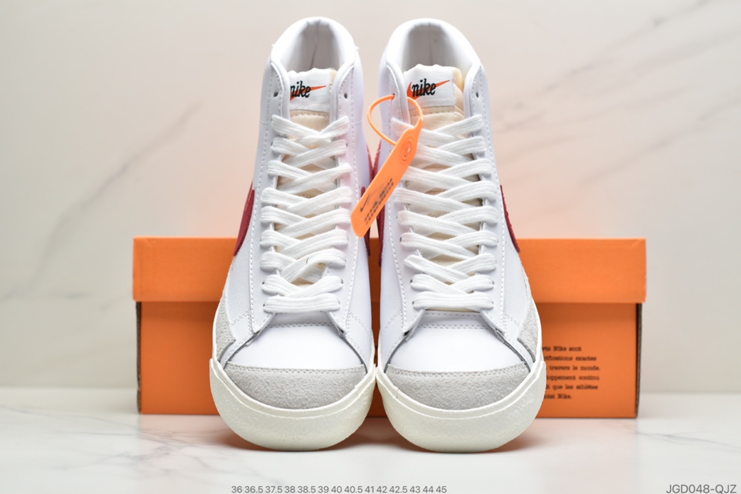 180 公司级耐克Nike Blazer Mid Retro OG 开拓者经典复古中帮休闲板鞋 BQ6806-102