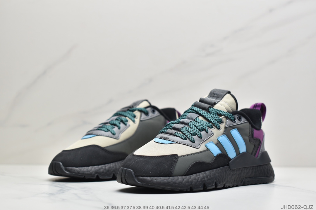 190 公司级阿迪达斯 Adidas Nite Jogger 2019 boost复古休闲运动跑鞋FZ3665
