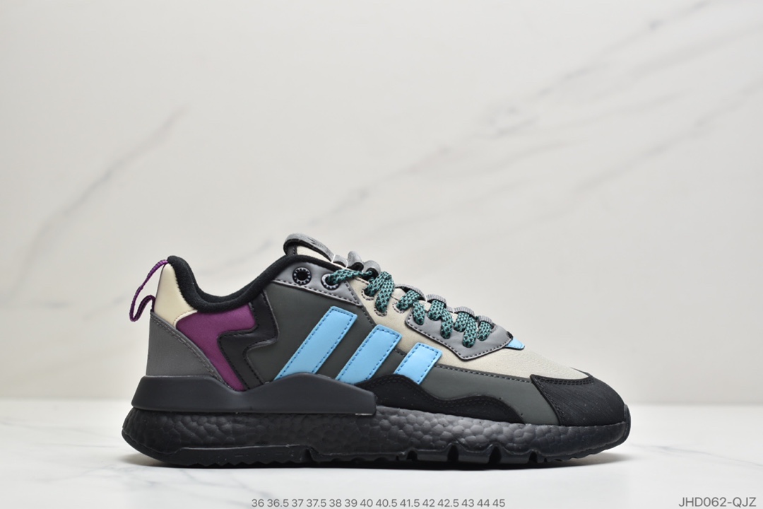 190 公司级阿迪达斯 Adidas Nite Jogger 2019 boost复古休闲运动跑鞋FZ3665