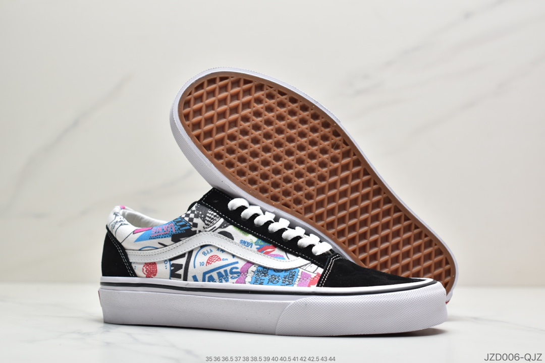 140 公司级万斯Vans正品SK8-HI彩色印花高帮男女鞋休闲板鞋