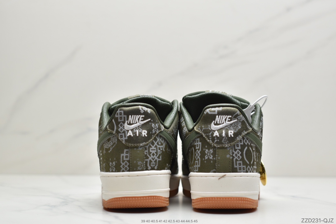 240 公司级耐克Nike Air Force 1 ' CLOT Gred Gold Silk “绿丝绸” 藤原浩联名CZ3986-008