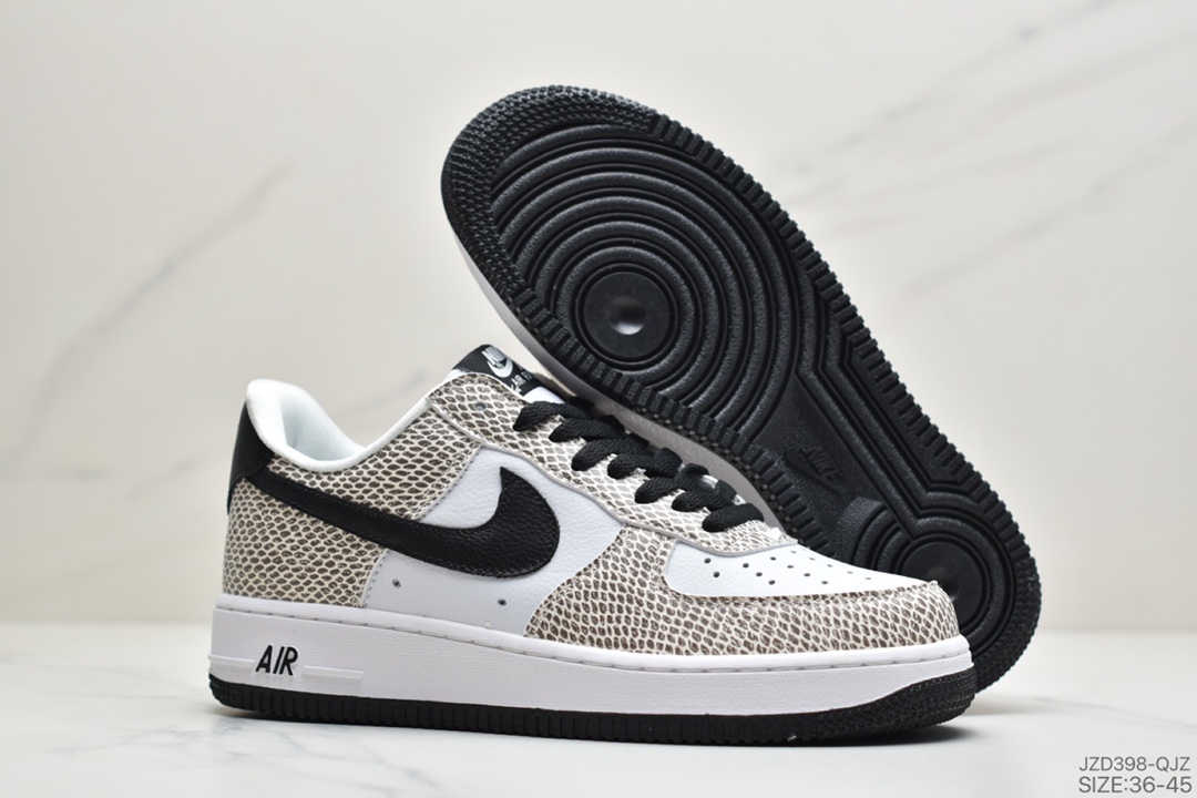 140 公司级耐克Nike Air Force 1 Low 空军一号低百帮搭休闲运板动鞋845053-105