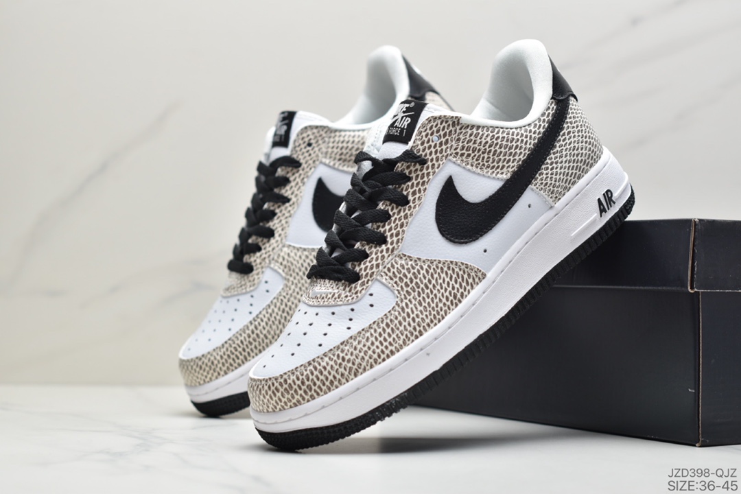 140 公司级耐克Nike Air Force 1 Low 空军一号低百帮搭休闲运板动鞋845053-105