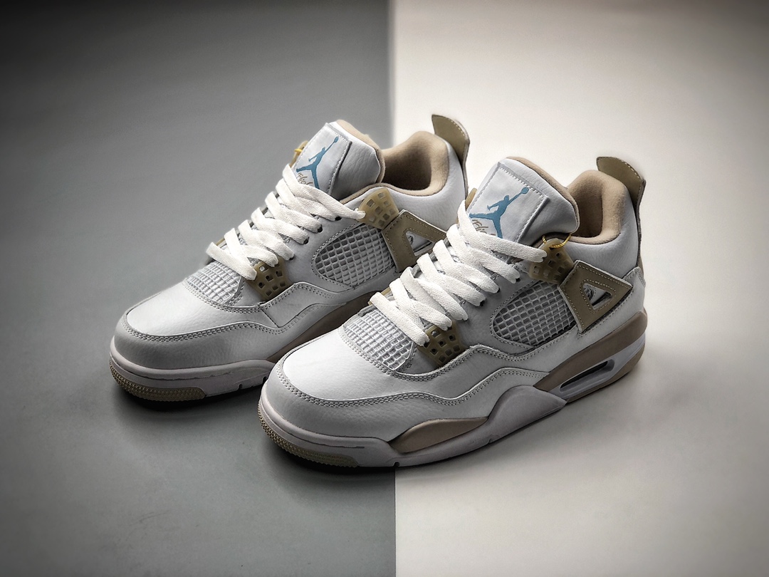200  Air Jordan 4 ”Linen”AJ4 Sand 沙滩 正代 白金色这款 487724-118