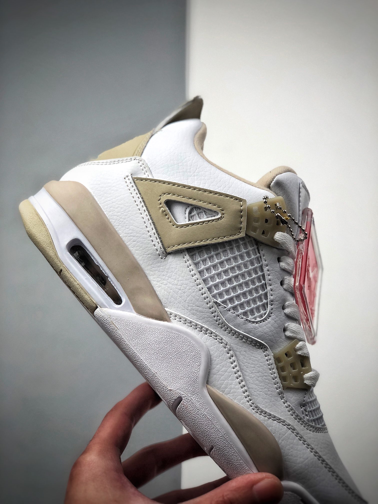 200  Air Jordan 4 ”Linen”AJ4 Sand 沙滩 正代 白金色这款 487724-118