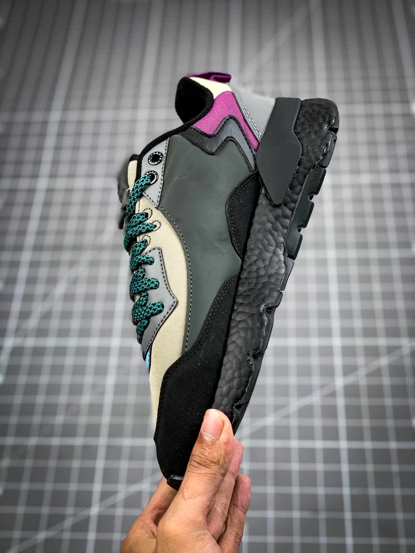 200 新配色出货 AD Nite Jogger Boost 夜行者爆米花大底复古跑鞋 FZ3665