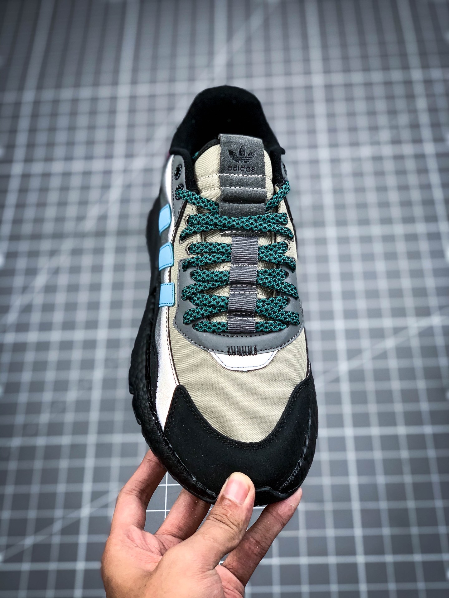 200 新配色出货 AD Nite Jogger Boost 夜行者爆米花大底复古跑鞋 FZ3665