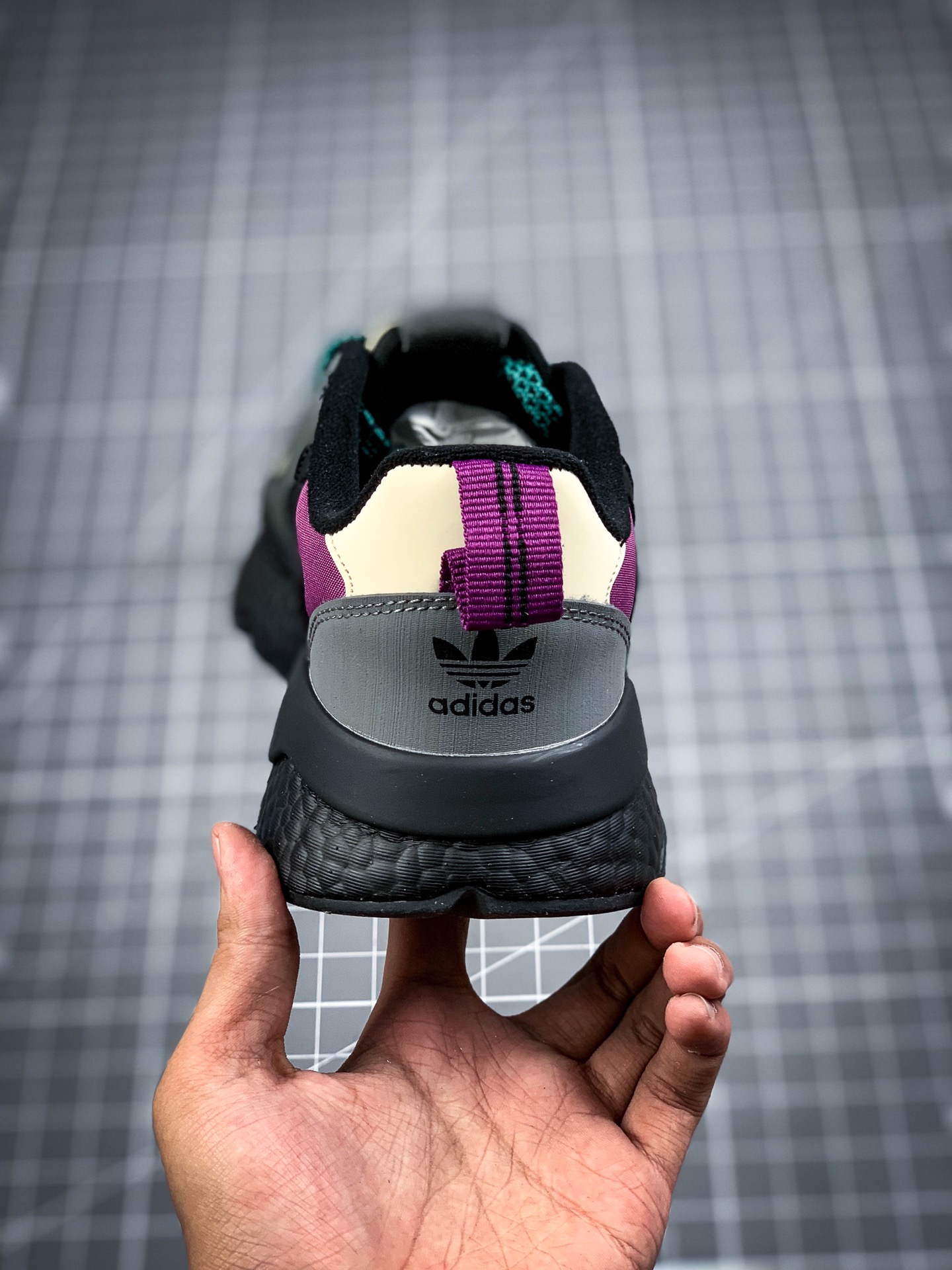 200 新配色出货 AD Nite Jogger Boost 夜行者爆米花大底复古跑鞋 FZ3665