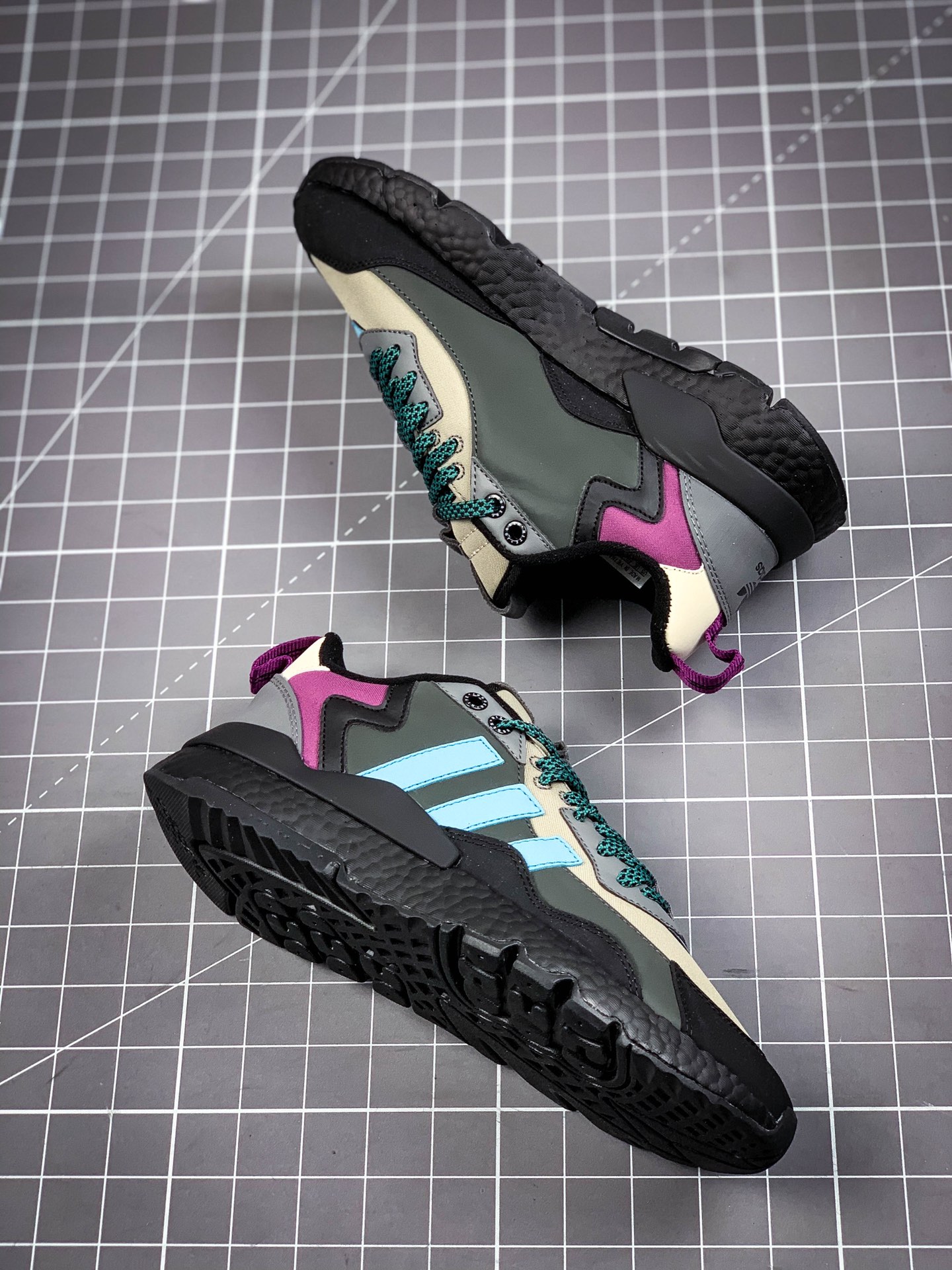 200 新配色出货 AD Nite Jogger Boost 夜行者爆米花大底复古跑鞋 FZ3665