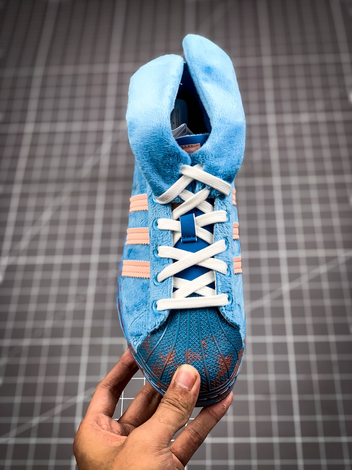 220 原盒正确版 【赵露思同款】【Angelababy同款】Melting Sadnessadidas originals Superstar Karoro 蓝兔子FZ5253