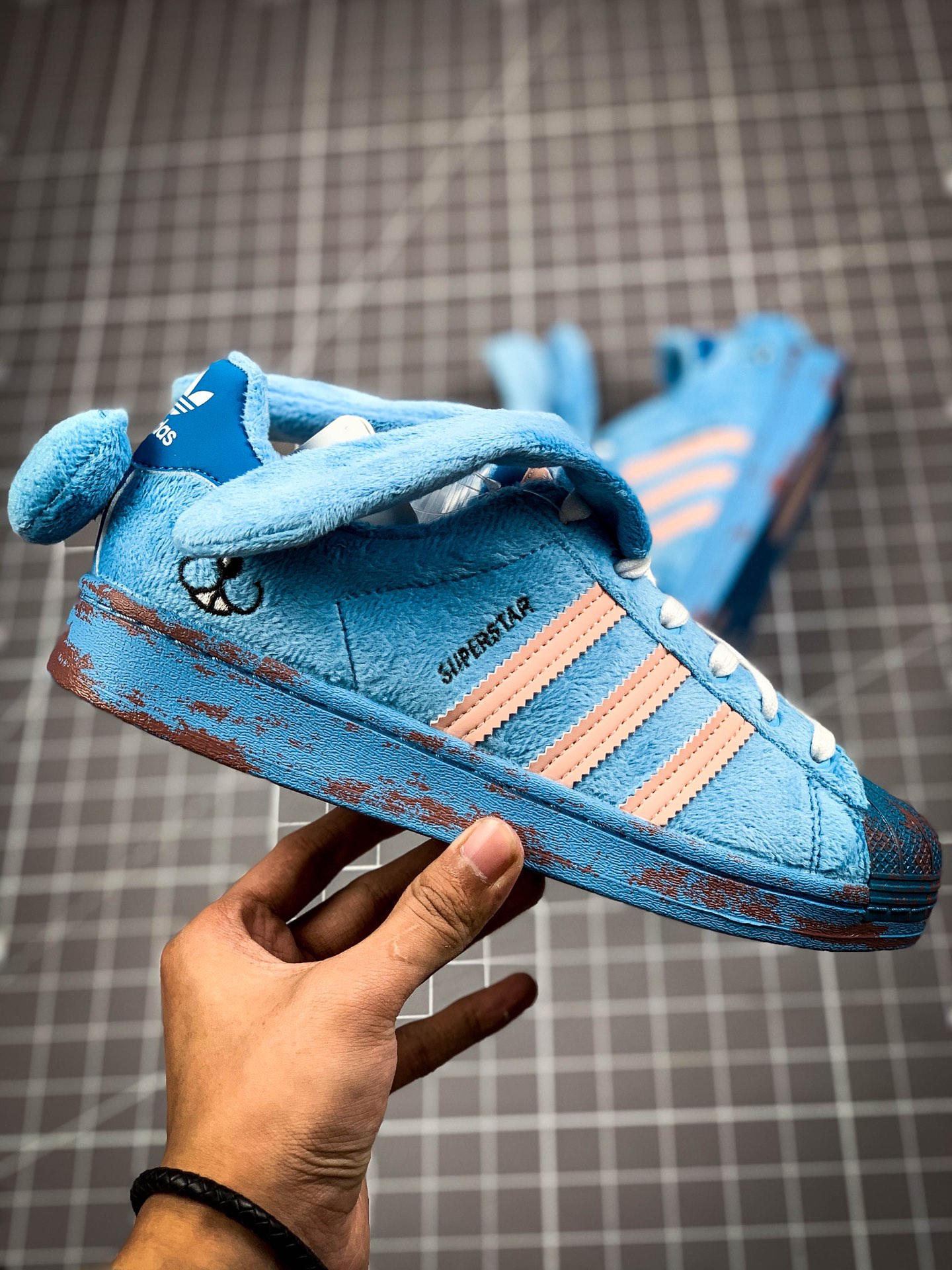 220 原盒正确版 【赵露思同款】【Angelababy同款】Melting Sadnessadidas originals Superstar Karoro 蓝兔子FZ5253