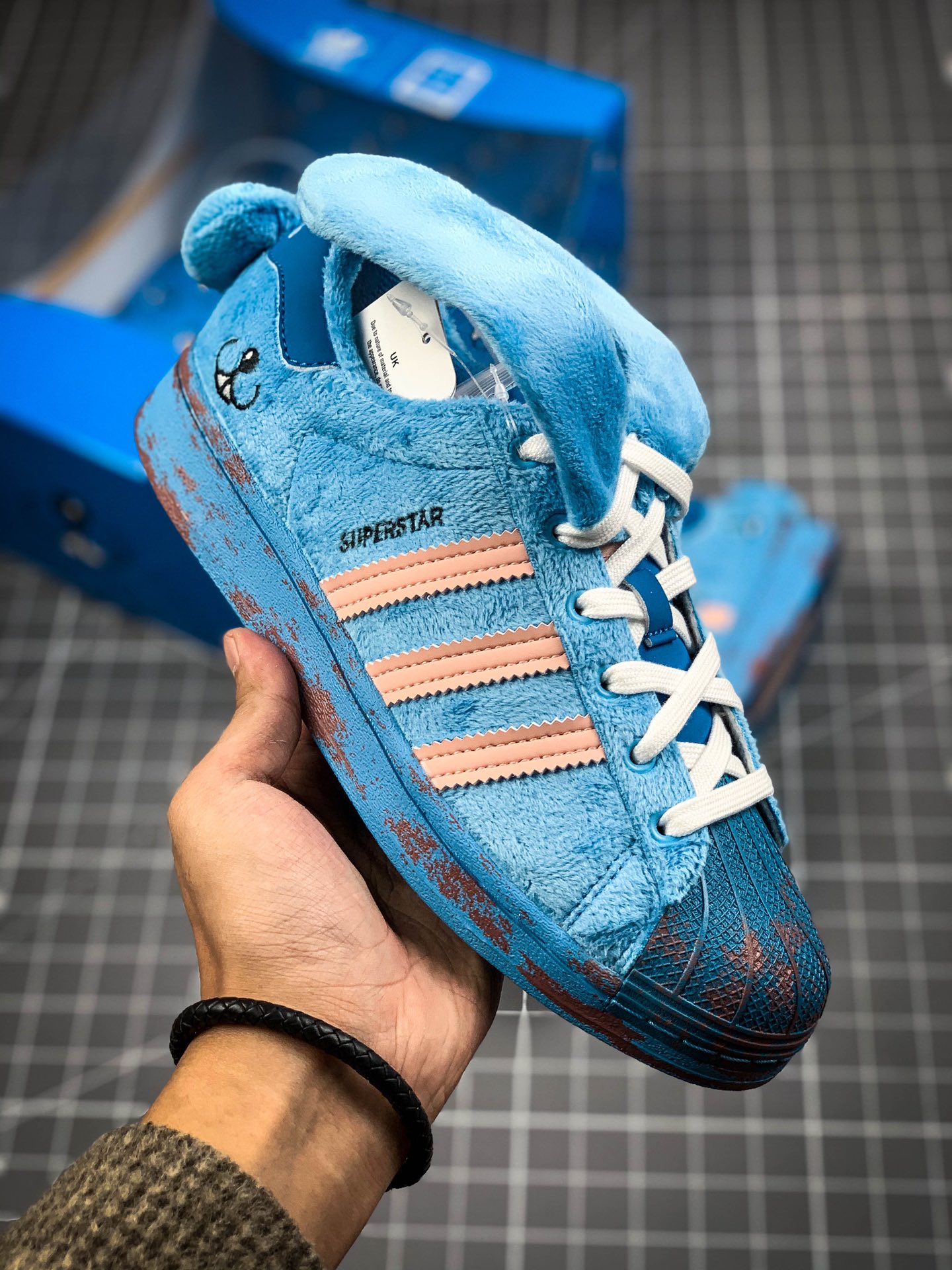 220 原盒正确版 【赵露思同款】【Angelababy同款】Melting Sadnessadidas originals Superstar Karoro 蓝兔子FZ5253