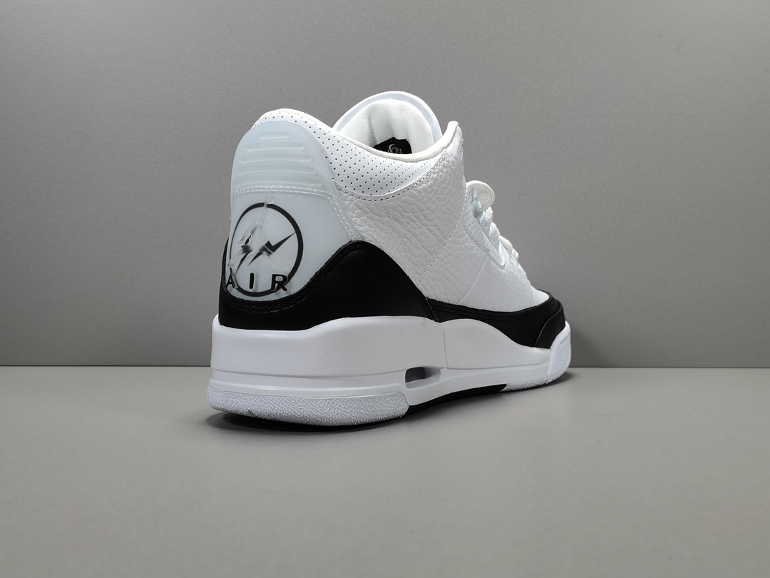  福利特价
【纯原：乔3】藤原浩黑白 闪电  Air jordan 3  X fragment，货号：D