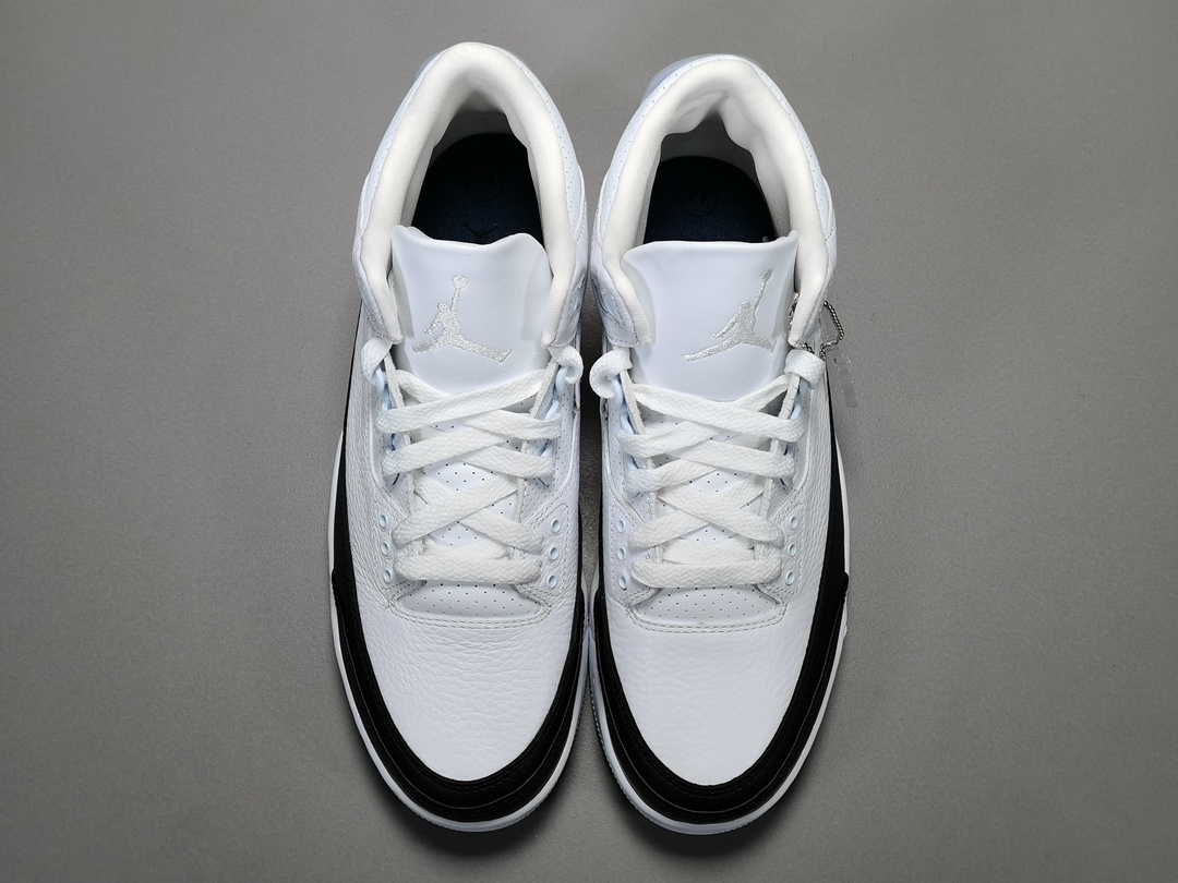  福利特价
【纯原：乔3】藤原浩黑白 闪电  Air jordan 3  X fragment，货号：D