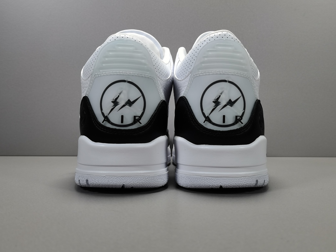  福利特价
【纯原：乔3】藤原浩黑白 闪电  Air jordan 3  X fragment，货号：D