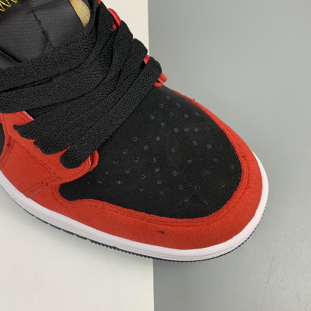 220 Air Jordan 1 Zoom CMFT “Chile Red”黑红 CT0978-006