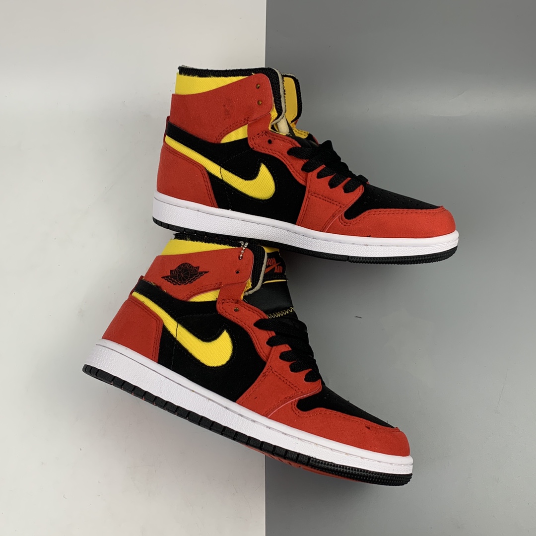 220 Air Jordan 1 Zoom CMFT “Chile Red”黑红 CT0978-006