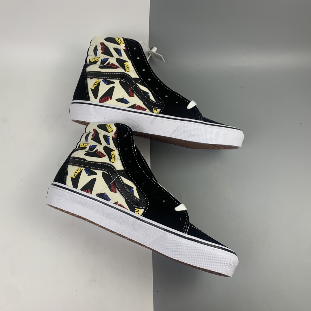 160 Vans Sk8-Hi 侧边条纹印花高帮休闲板鞋 VN0A4U3C2O8