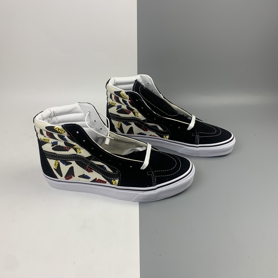 160 Vans Sk8-Hi 侧边条纹印花高帮休闲板鞋 VN0A4U3C2O8