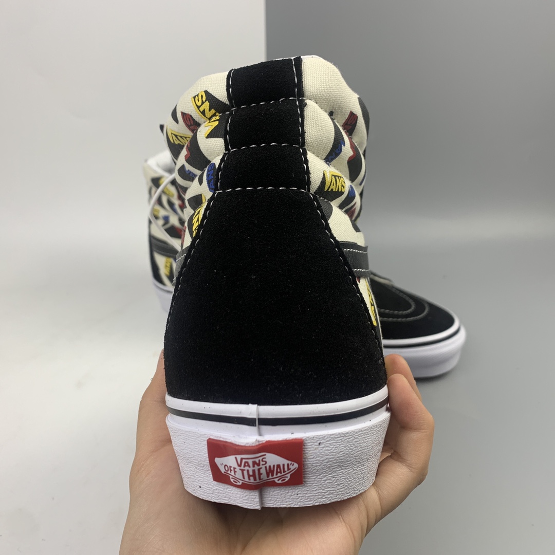 160 Vans Sk8-Hi 侧边条纹印花高帮休闲板鞋 VN0A4U3C2O8