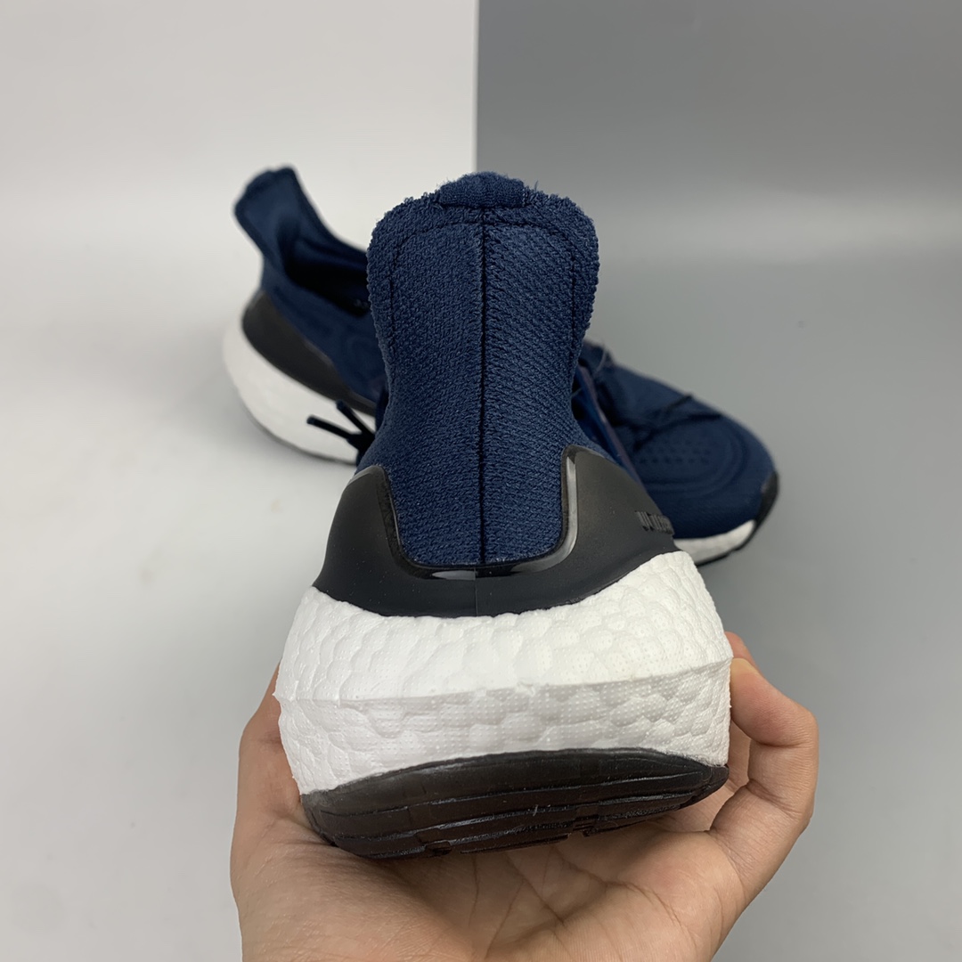 200 Adidas UltraBoost 21 加厚爆米花袜套式针织鞋面休闲运动慢跑鞋 FY0350