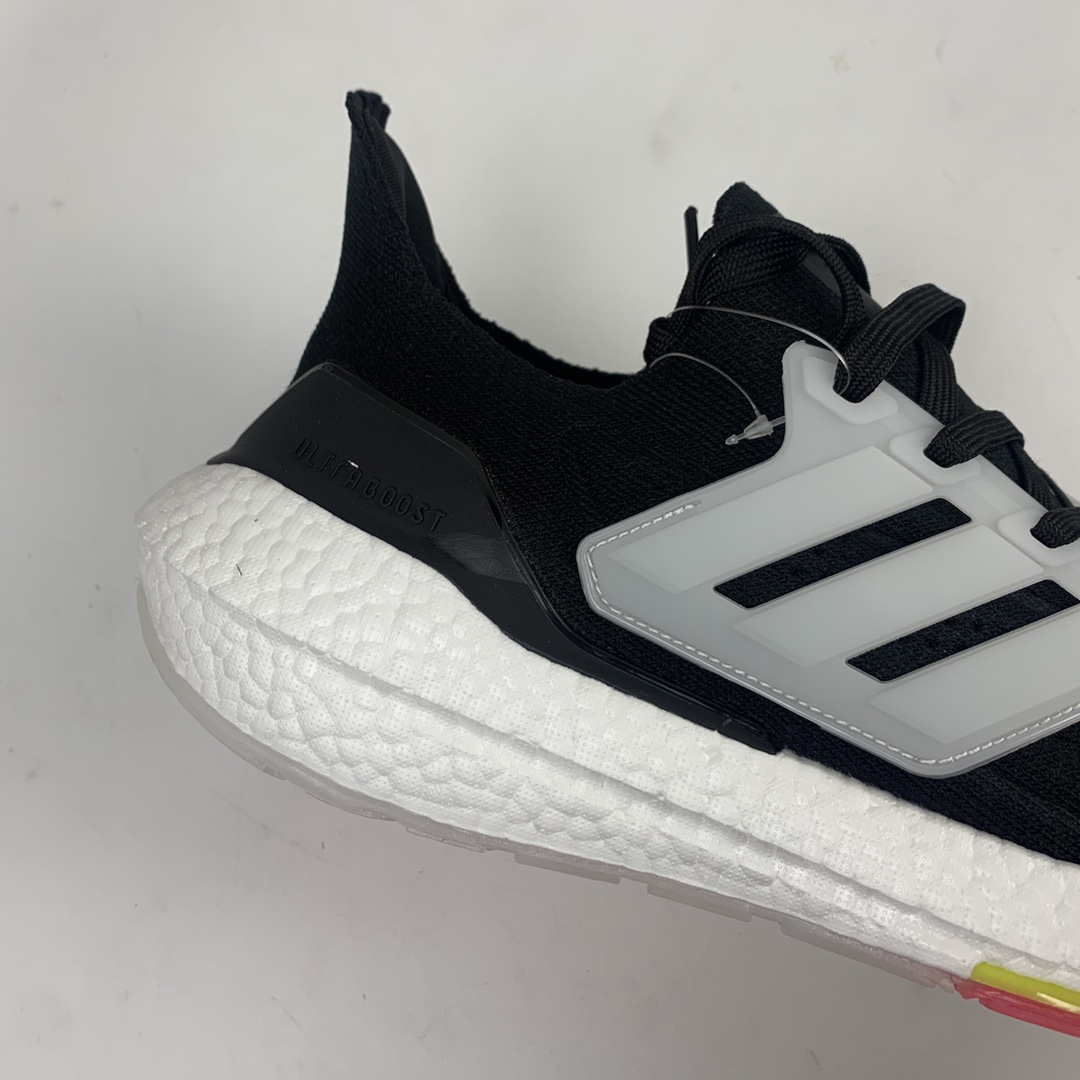 200 Adidas UltraBoost 21 加厚爆米花袜套式针织鞋面休闲运动慢跑鞋 FY0356