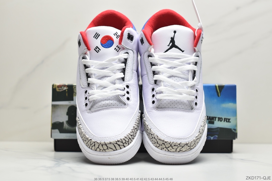 260 公司级乔丹Air Jordan aj3 AJ3 乔丹3代 乔3 乔丹3 篮球鞋 Air Jordan 3 Retro Seoul AJ3  AV8370-100