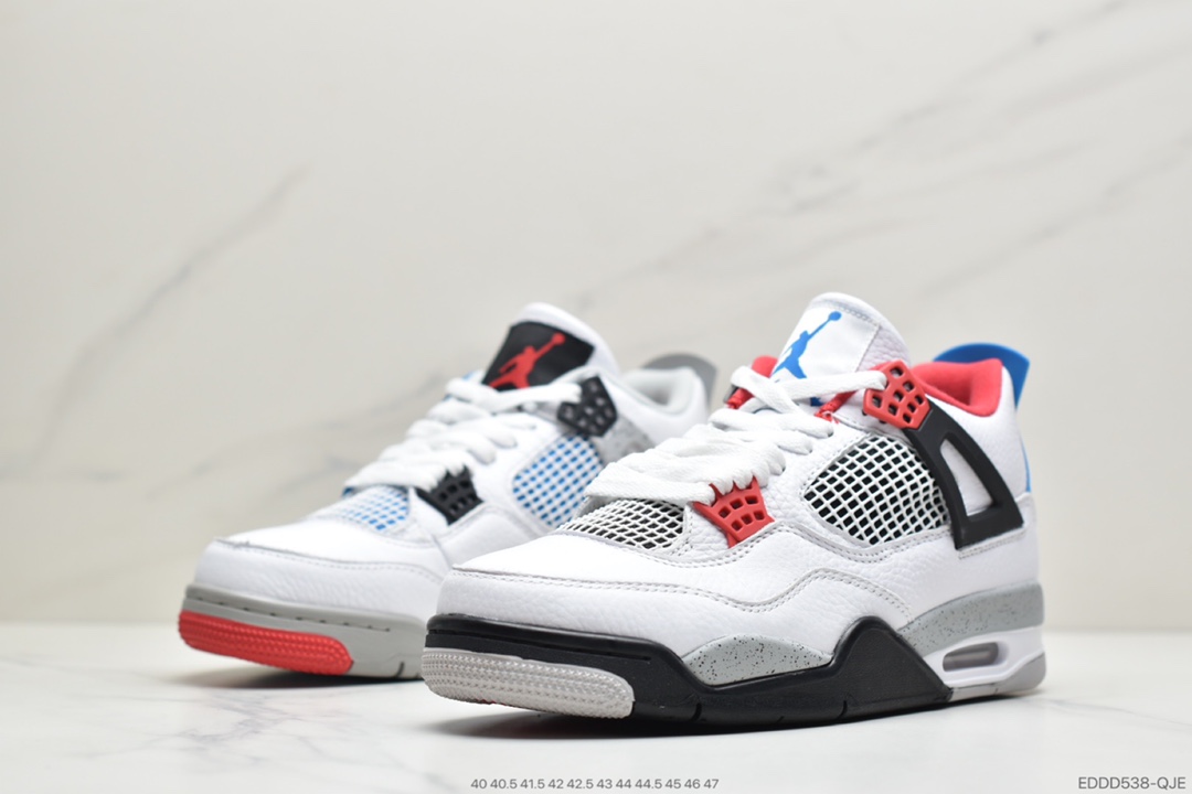 330 公司级AirJordan 4 ”Black Lase ” AJ4乔4 鸳鸯 白蓝红CI1184-146
