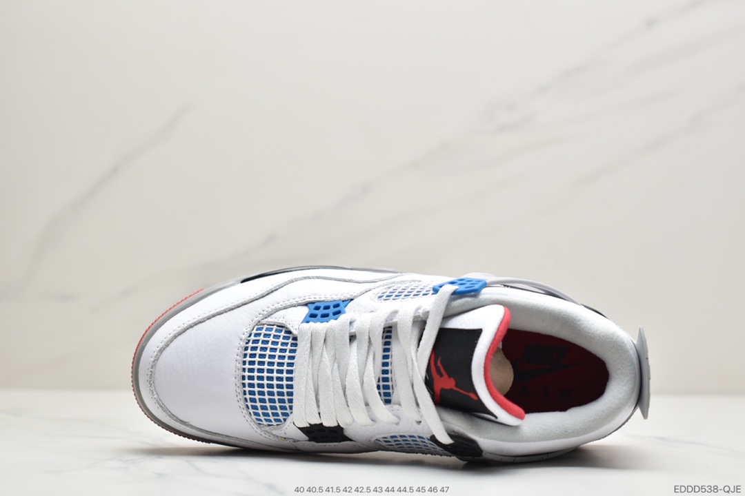 330 公司级AirJordan 4 ”Black Lase ” AJ4乔4 鸳鸯 白蓝红CI1184-146