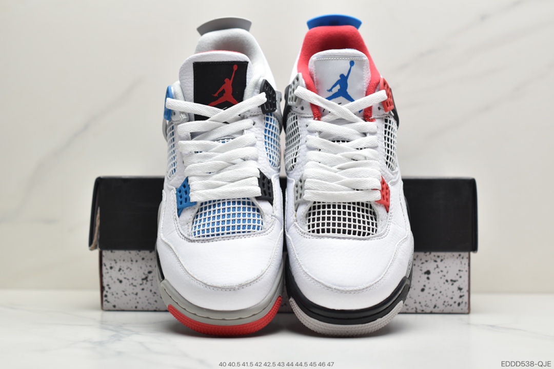 330 公司级AirJordan 4 ”Black Lase ” AJ4乔4 鸳鸯 白蓝红CI1184-146