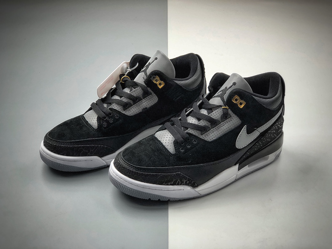 240  Air Jordan 3 Retro Tinker “Black Cement” 3M反光 CK4348-007