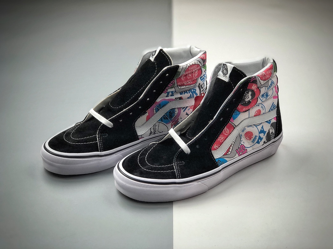 150  2020新款VANS彩色LOGO印花SK8-HI硫化高帮  VN0A4U3C2O8