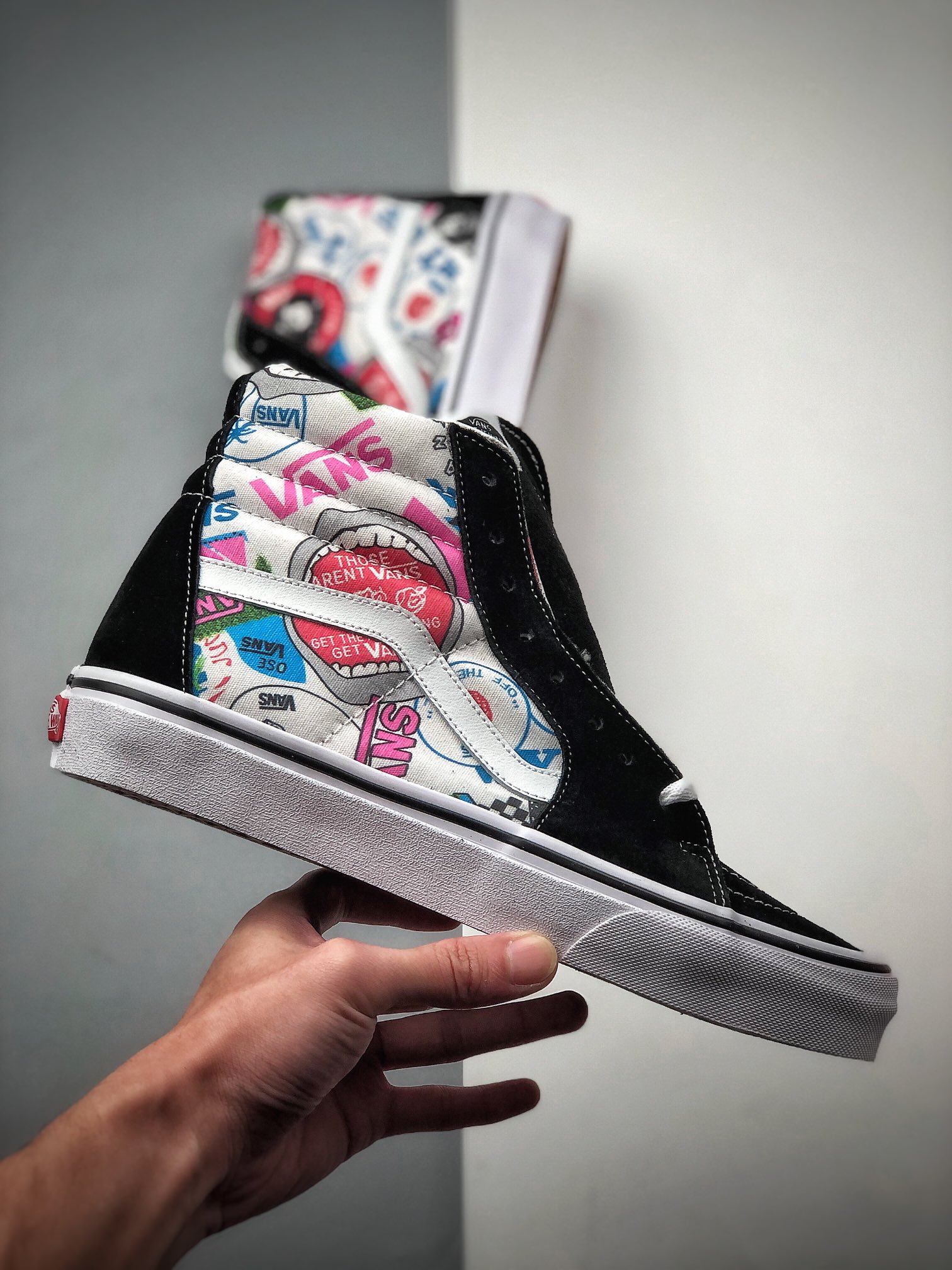 150  2020新款VANS彩色LOGO印花SK8-HI硫化高帮  VN0A4U3C2O8