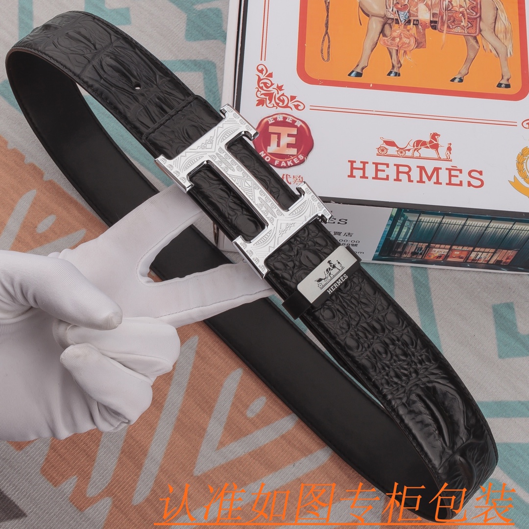 品名爱马仕皮带️原单腰带材料百分百头