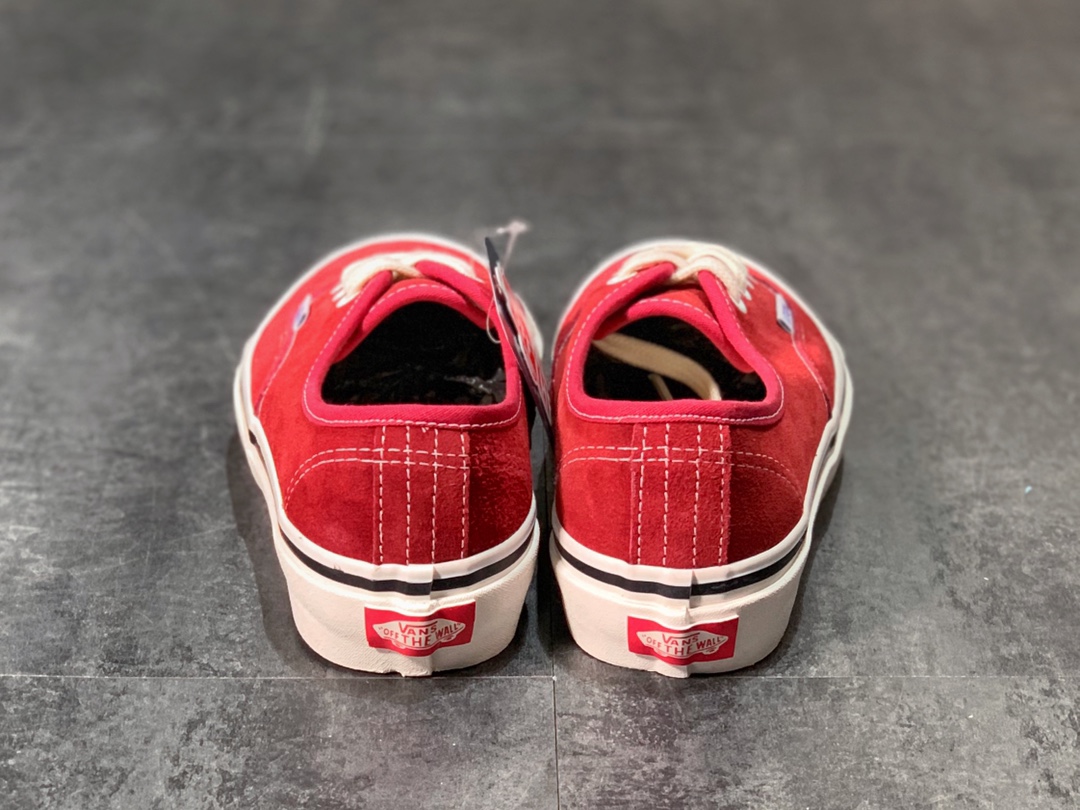 140 Vans Authentic 44 DX万斯 麂皮酒红色  低帮硫化板鞋VNOA38ENUL2