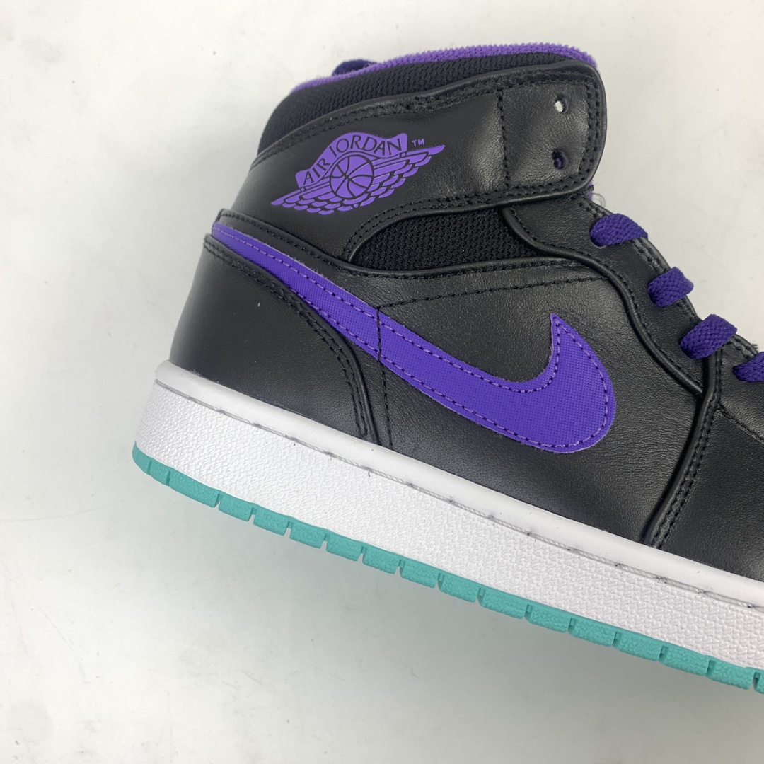 240 Air Jordan 1 Mid AJ1 乔1 中帮百搭休闲运动板鞋554724-015