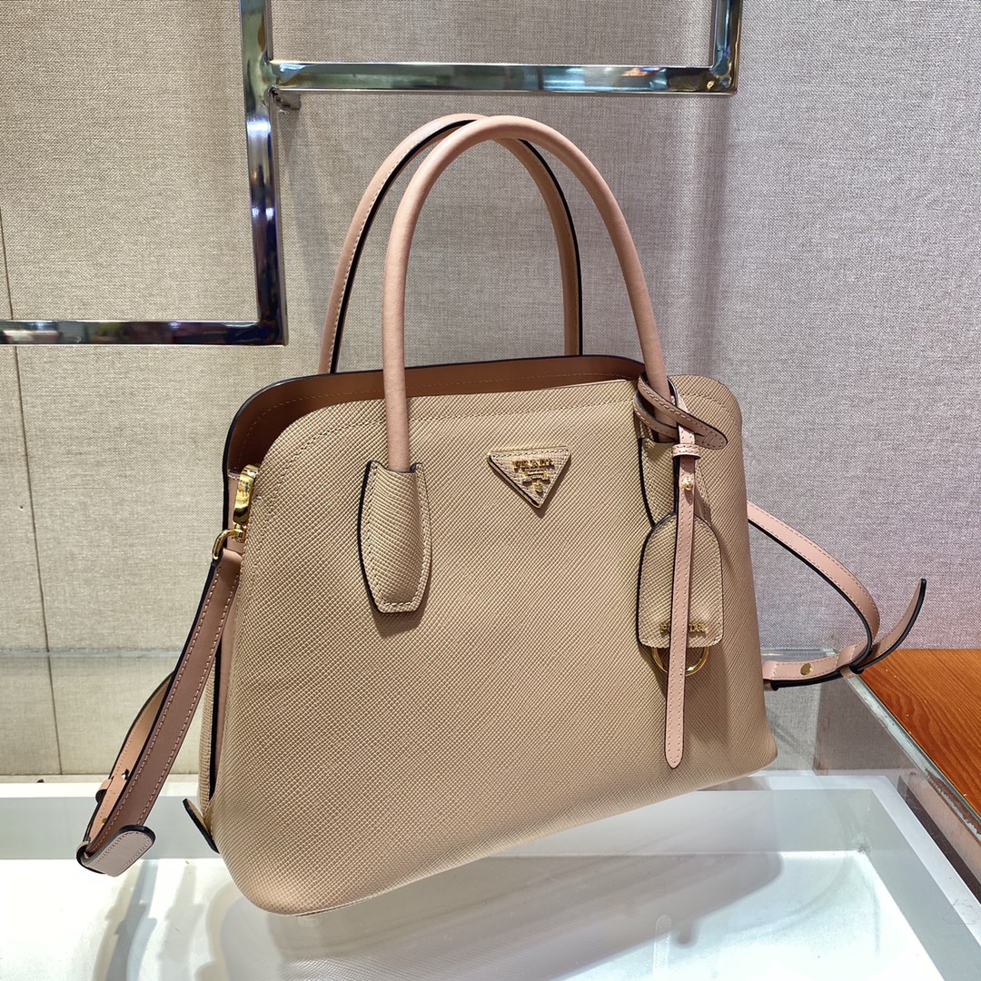 PRADA普拉达Saffiano皮革Matinée手袋1BA295