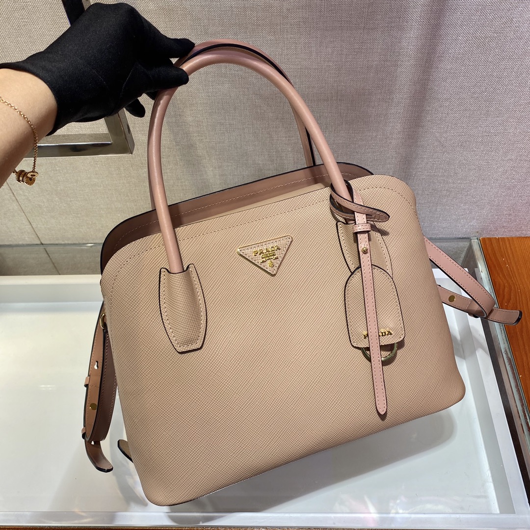 PRADA普拉达Saffiano皮革Matinée手袋1BA295