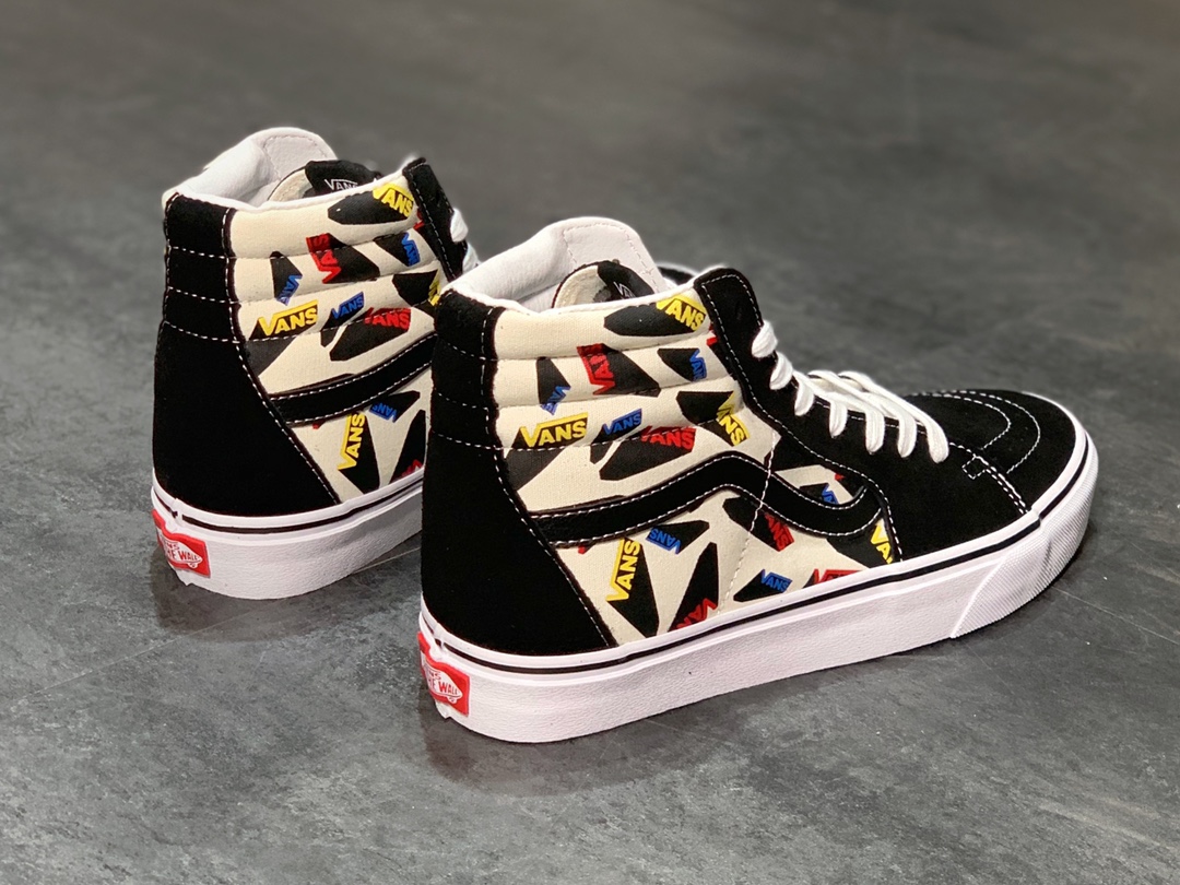 160  Vans SK8-Hi 彩色Logo印花  秋冬2020新款 VN0A4U3C2O8