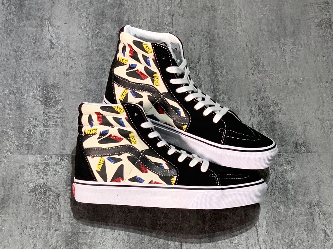 160  Vans SK8-Hi 彩色Logo印花  秋冬2020新款 VN0A4U3C2O8