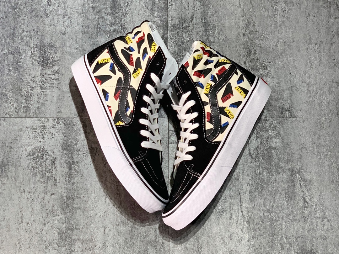 160  Vans SK8-Hi 彩色Logo印花  秋冬2020新款 VN0A4U3C2O8