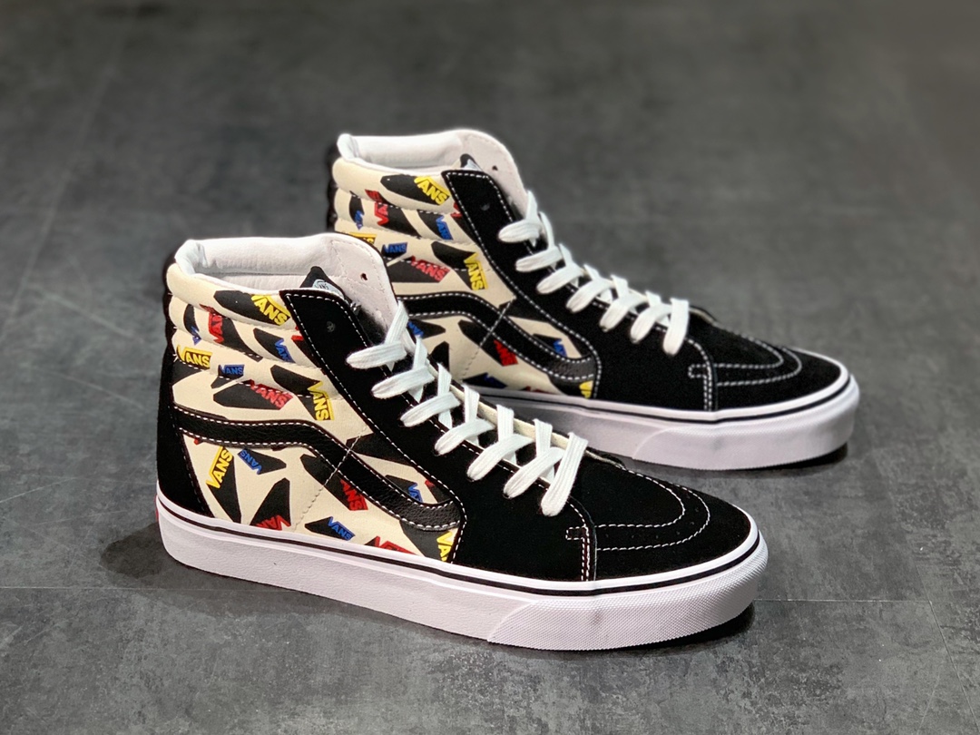 160  Vans SK8-Hi 彩色Logo印花  秋冬2020新款 VN0A4U3C2O8