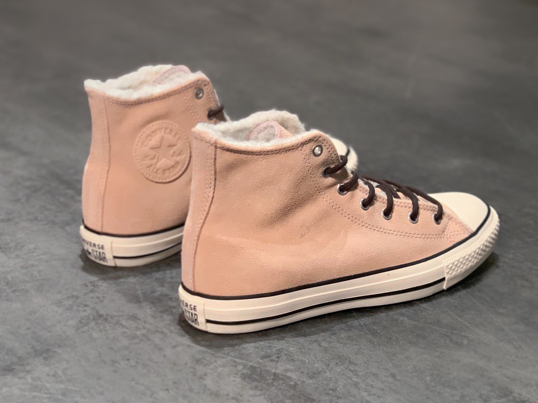 150  Converse Chuck Taylor All Star  匡威 御寒主义 脏橘/米白粉 硫化高帮板鞋