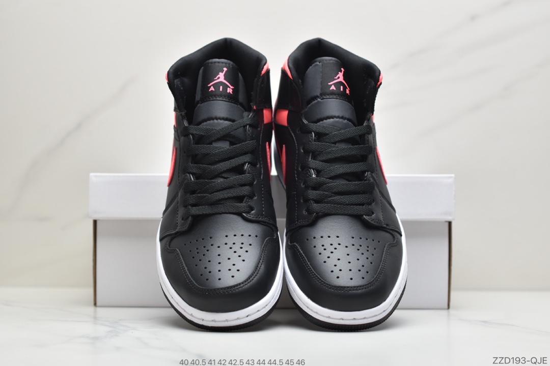240 公司级 Air Jordan 1 Mid WMNS 新黑粉BQ6472-005
