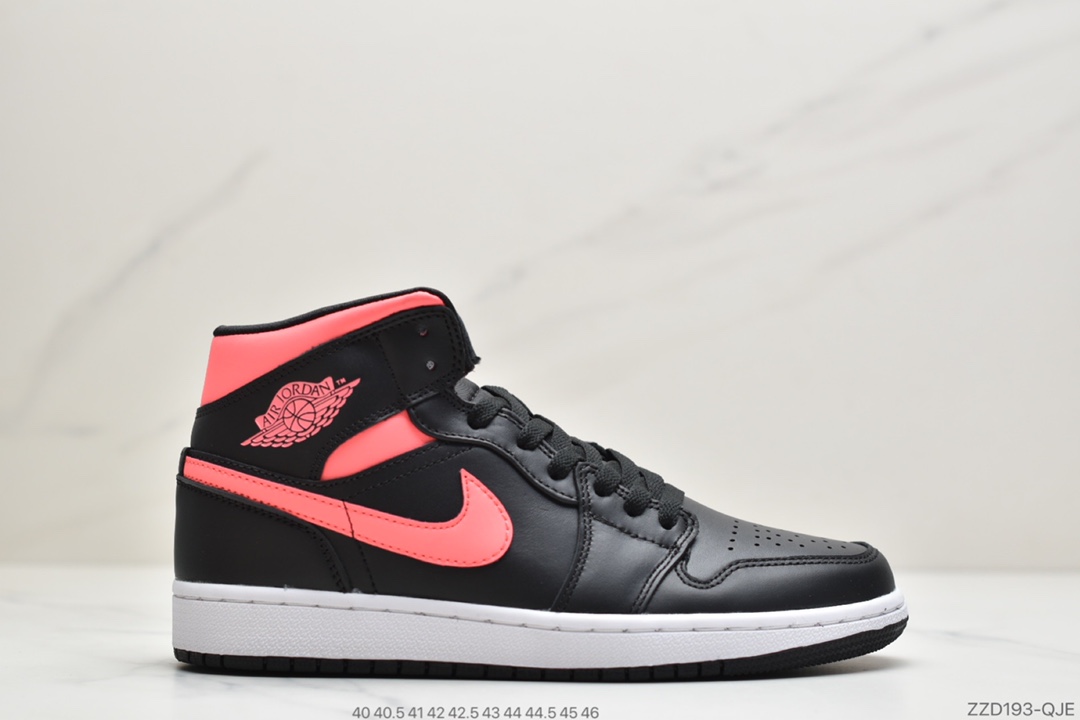 240 公司级 Air Jordan 1 Mid WMNS 新黑粉BQ6472-005