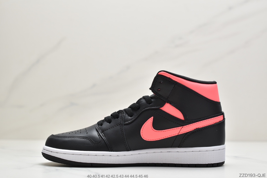 240 公司级 Air Jordan 1 Mid WMNS 新黑粉BQ6472-005